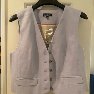 J. crew peri vest size 12 NWT